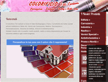 Tablet Screenshot of colorificiofratellicarboni.it